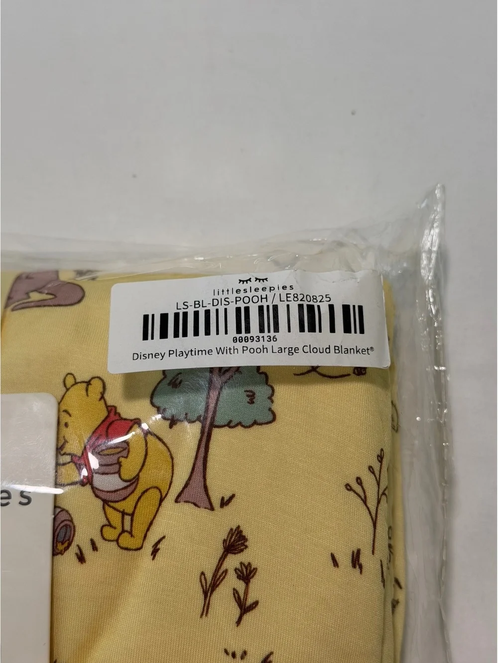 Little Sleepies Disney Winnie the Pooh Playtime Cloud Blanket 50x50 HTF NWT